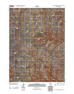 Jordan Meadow Mountain Nevada Historical topographic map, 1:24000 scale, 7.5 X 7.5 Minute, Year 2011