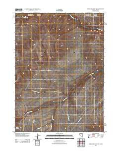 Jordan Meadow NW Nevada Historical topographic map, 1:24000 scale, 7.5 X 7.5 Minute, Year 2011