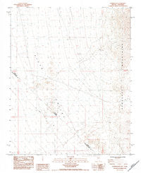 Juniper Mine Nevada Historical topographic map, 1:24000 scale, 7.5 X 7.5 Minute, Year 1984