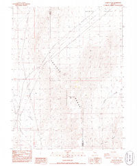 Juniper Peak Nevada Historical topographic map, 1:24000 scale, 7.5 X 7.5 Minute, Year 1986