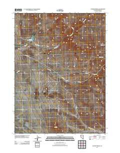 Juniper Springs Nevada Historical topographic map, 1:24000 scale, 7.5 X 7.5 Minute, Year 2011