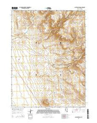 Juniper Springs Nevada Current topographic map, 1:24000 scale, 7.5 X 7.5 Minute, Year 2015
