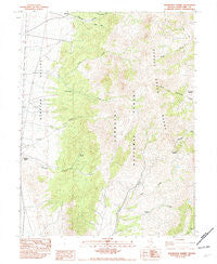 Kalamazoo Summit Nevada Historical topographic map, 1:24000 scale, 7.5 X 7.5 Minute, Year 1982