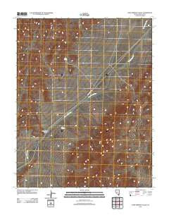 Kane Springs Valley Nevada Historical topographic map, 1:24000 scale, 7.5 X 7.5 Minute, Year 2012