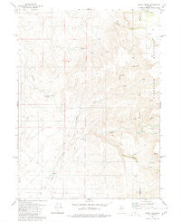 Kenny Creek Nevada Historical topographic map, 1:24000 scale, 7.5 X 7.5 Minute, Year 1980