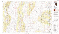Kern Mountains Nevada Historical topographic map, 1:100000 scale, 30 X 60 Minute, Year 1988