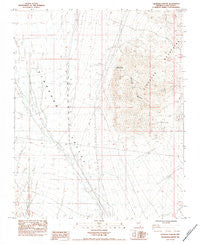 Keyhole Canyon Nevada Historical topographic map, 1:24000 scale, 7.5 X 7.5 Minute, Year 1984