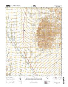 Keyhole Canyon Nevada Current topographic map, 1:24000 scale, 7.5 X 7.5 Minute, Year 2014