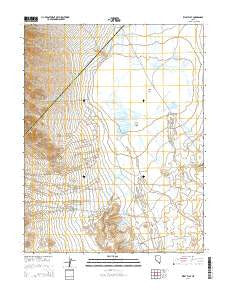 Kibby Flat Nevada Current topographic map, 1:24000 scale, 7.5 X 7.5 Minute, Year 2014