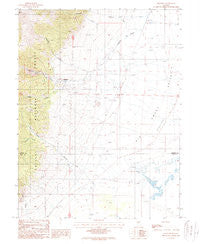Kingston Nevada Historical topographic map, 1:24000 scale, 7.5 X 7.5 Minute, Year 1988