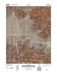 Kinkaid Nevada Historical topographic map, 1:24000 scale, 7.5 X 7.5 Minute, Year 2011