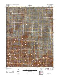 Kinkaid NW Nevada Historical topographic map, 1:24000 scale, 7.5 X 7.5 Minute, Year 2011