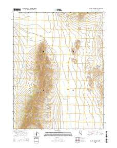 Kinsley Mountains Nevada Current topographic map, 1:24000 scale, 7.5 X 7.5 Minute, Year 2015