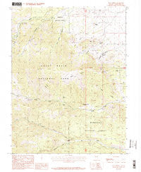 Kious Spring Nevada Historical topographic map, 1:24000 scale, 7.5 X 7.5 Minute, Year 1987