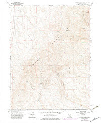 Kittridge Springs Nevada Historical topographic map, 1:24000 scale, 7.5 X 7.5 Minute, Year 1962