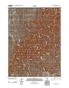 Kittridge Springs Nevada Historical topographic map, 1:24000 scale, 7.5 X 7.5 Minute, Year 2012