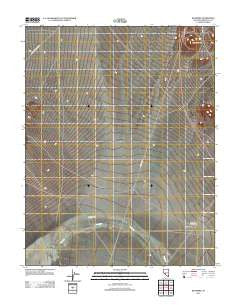 Klondike Nevada Historical topographic map, 1:24000 scale, 7.5 X 7.5 Minute, Year 2011