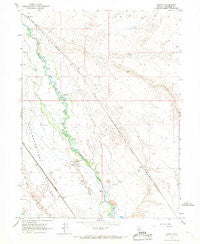 Knight Nevada Historical topographic map, 1:24000 scale, 7.5 X 7.5 Minute, Year 1965