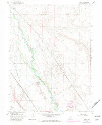 Knight Nevada Historical topographic map, 1:24000 scale, 7.5 X 7.5 Minute, Year 1965