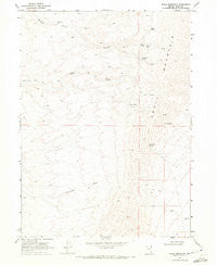 Knoll Mountain Nevada Historical topographic map, 1:24000 scale, 7.5 X 7.5 Minute, Year 1968