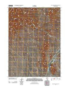 Knoll Mountain SE Nevada Historical topographic map, 1:24000 scale, 7.5 X 7.5 Minute, Year 2012