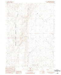 Knott Creek Ranch Nevada Historical topographic map, 1:24000 scale, 7.5 X 7.5 Minute, Year 1990