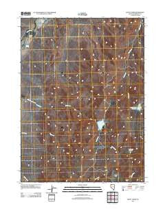 Knott Creek Nevada Historical topographic map, 1:24000 scale, 7.5 X 7.5 Minute, Year 2011