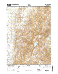 Knott Creek Nevada Current topographic map, 1:24000 scale, 7.5 X 7.5 Minute, Year 2015