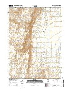 Knott Creek Ranch Nevada Current topographic map, 1:24000 scale, 7.5 X 7.5 Minute, Year 2015