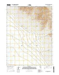 Kyle Hot Springs Nevada Current topographic map, 1:24000 scale, 7.5 X 7.5 Minute, Year 2014
