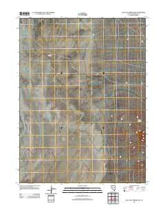 Kyle Hot Springs SW Nevada Historical topographic map, 1:24000 scale, 7.5 X 7.5 Minute, Year 2011