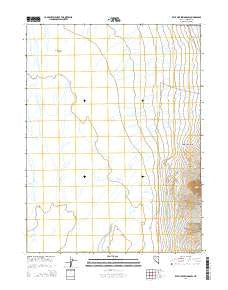 Kyle Hot Springs SW Nevada Current topographic map, 1:24000 scale, 7.5 X 7.5 Minute, Year 2014