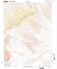 La Madre Mtn Nevada Historical topographic map, 1:24000 scale, 7.5 X 7.5 Minute, Year 1972