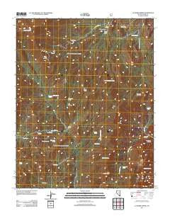 La Madre Spring Nevada Historical topographic map, 1:24000 scale, 7.5 X 7.5 Minute, Year 2012