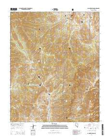 La Madre Spring Nevada Current topographic map, 1:24000 scale, 7.5 X 7.5 Minute, Year 2014