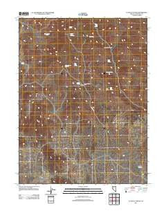 La Plata Canyon Nevada Historical topographic map, 1:24000 scale, 7.5 X 7.5 Minute, Year 2011