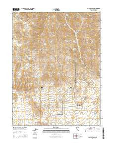 La Plata Canyon Nevada Current topographic map, 1:24000 scale, 7.5 X 7.5 Minute, Year 2014