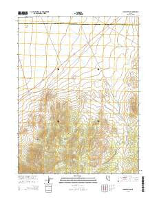 Lages Station Nevada Current topographic map, 1:24000 scale, 7.5 X 7.5 Minute, Year 2015
