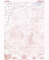Lahontan Mts Nevada Historical topographic map, 1:24000 scale, 7.5 X 7.5 Minute, Year 1985