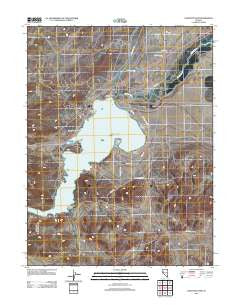 Lahontan Dam Nevada Historical topographic map, 1:24000 scale, 7.5 X 7.5 Minute, Year 2011