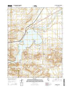 Lahontan Dam Nevada Current topographic map, 1:24000 scale, 7.5 X 7.5 Minute, Year 2015