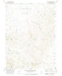 Lake Mountain Nevada Historical topographic map, 1:24000 scale, 7.5 X 7.5 Minute, Year 1970