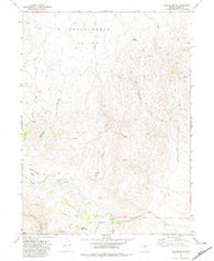 Lake Mountain Nevada Historical topographic map, 1:24000 scale, 7.5 X 7.5 Minute, Year 1972