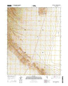 Lake Valley Summit Nevada Current topographic map, 1:24000 scale, 7.5 X 7.5 Minute, Year 2015
