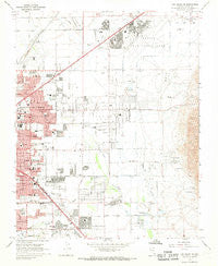 Las Vegas NE Nevada Historical topographic map, 1:24000 scale, 7.5 X 7.5 Minute, Year 1967