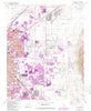 Las Vegas NE Nevada Historical topographic map, 1:24000 scale, 7.5 X 7.5 Minute, Year 1967