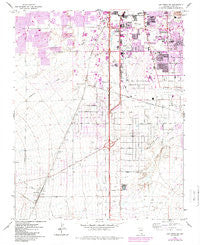 Las Vegas SW Nevada Historical topographic map, 1:24000 scale, 7.5 X 7.5 Minute, Year 1967
