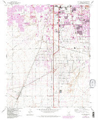 Las Vegas SW Nevada Historical topographic map, 1:24000 scale, 7.5 X 7.5 Minute, Year 1967