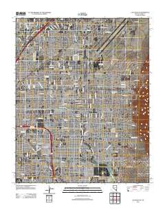 Las Vegas NE Nevada Historical topographic map, 1:24000 scale, 7.5 X 7.5 Minute, Year 2012
