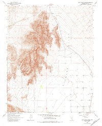 Last Chance Range Nevada Historical topographic map, 1:24000 scale, 7.5 X 7.5 Minute, Year 1968